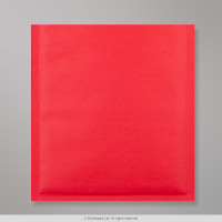 165mm X 165mm Red Paper Bubble Bag Peel & Seal