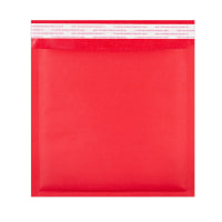 230mm X 230mm Red Paper Bubble Bag Peel & Seal