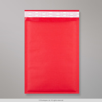 270mm X 190mm Red Paper Bubble Bag Peel & Seal