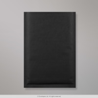 450mm x 320mm črna papirnata vrečka z mehurčki lupina in tesnilo