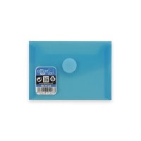 C7 Blue Translucent Velcro Closure Envelopes (85x120mm)