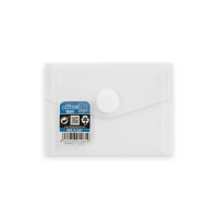 C7 Light Grey Translucent Document Folders (85x120mm)