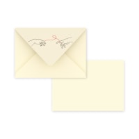 Ivory wedding envelope - Destiny 114x162 mm (C6)