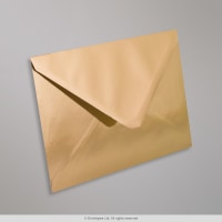 114x162 Gold Mirror Finish 120gsm Gummed Envelopes