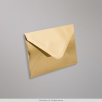 82x113 Gold Mirror Finish 120gsm Gummed Envelopes