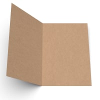 Kraft recycled paper card 280 gsm (A5)