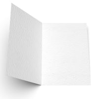 Hammered white paper card 300 gsm (A5)