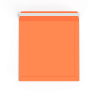 Orange 220x220 mm Square Peel and Seal Envelopes