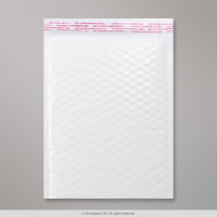 340x240 White Poly Gloss Bubble Bag Peel & Seal