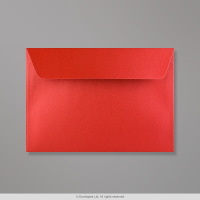 114x162 Cardinal Red Pearlescent Peel & Seal 120 Gsm Envelopes