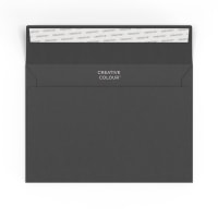 Jet black Creative Colours envelope 162x229 mm (C5)