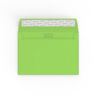 Lime green Creative Colours envelope 114x162 mm (C6)