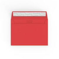 Scarlet red Creative Colours envelope 114x162 mm (C6)