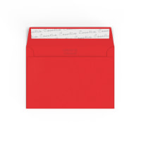 Scarlet red Creative Colours envelope 114x162 mm (C6)