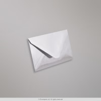 62x94mm Silver Mirror Finish Gummed 120gsm Envelopes