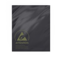 Anti-static black conductive bag (ESD) with open top 254x305 mm