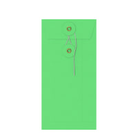 220x110 mm  Green String & Washer 180gsm envelopes