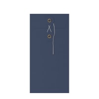 220x110 mm  Navy Blue String & Washer 180gsm envelopes