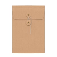 C5 Manilla String & Washer Gusset Envelopes 229x162x25mm