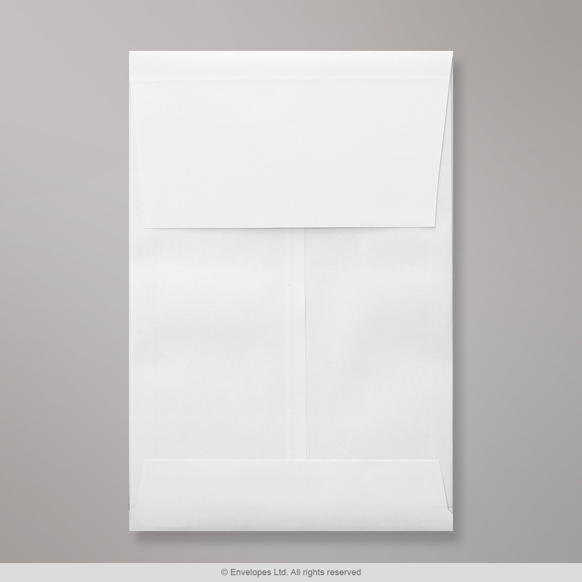 229x162x25 White Gusset Envelope Peel & Seal 120gsm Opaque