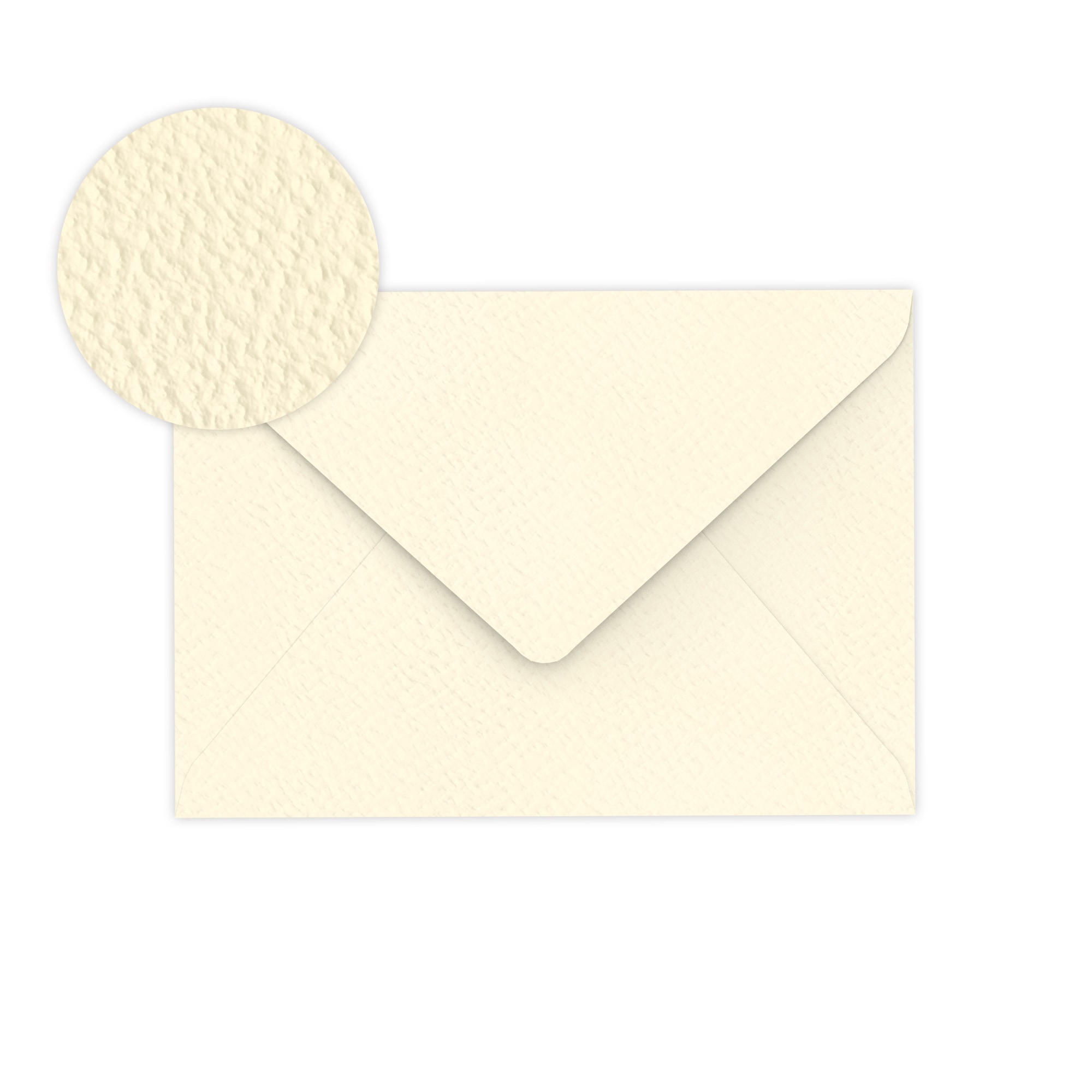 Ivory hammer envelope 125x175 mm