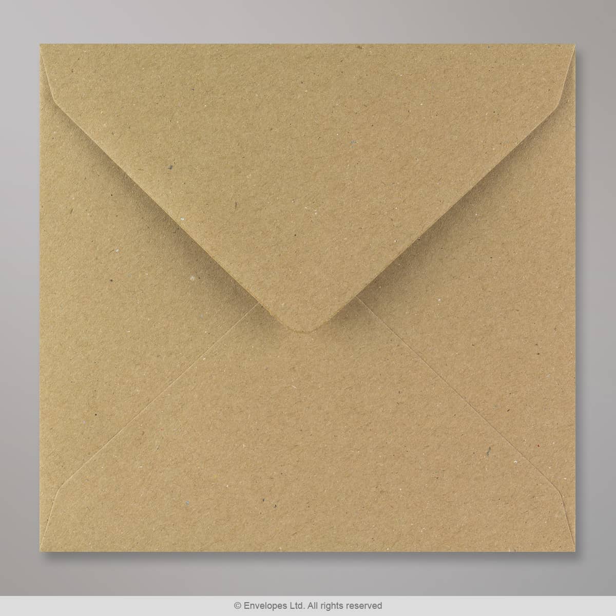 Recycled Fleck Kraft 155mm Square Envelopes