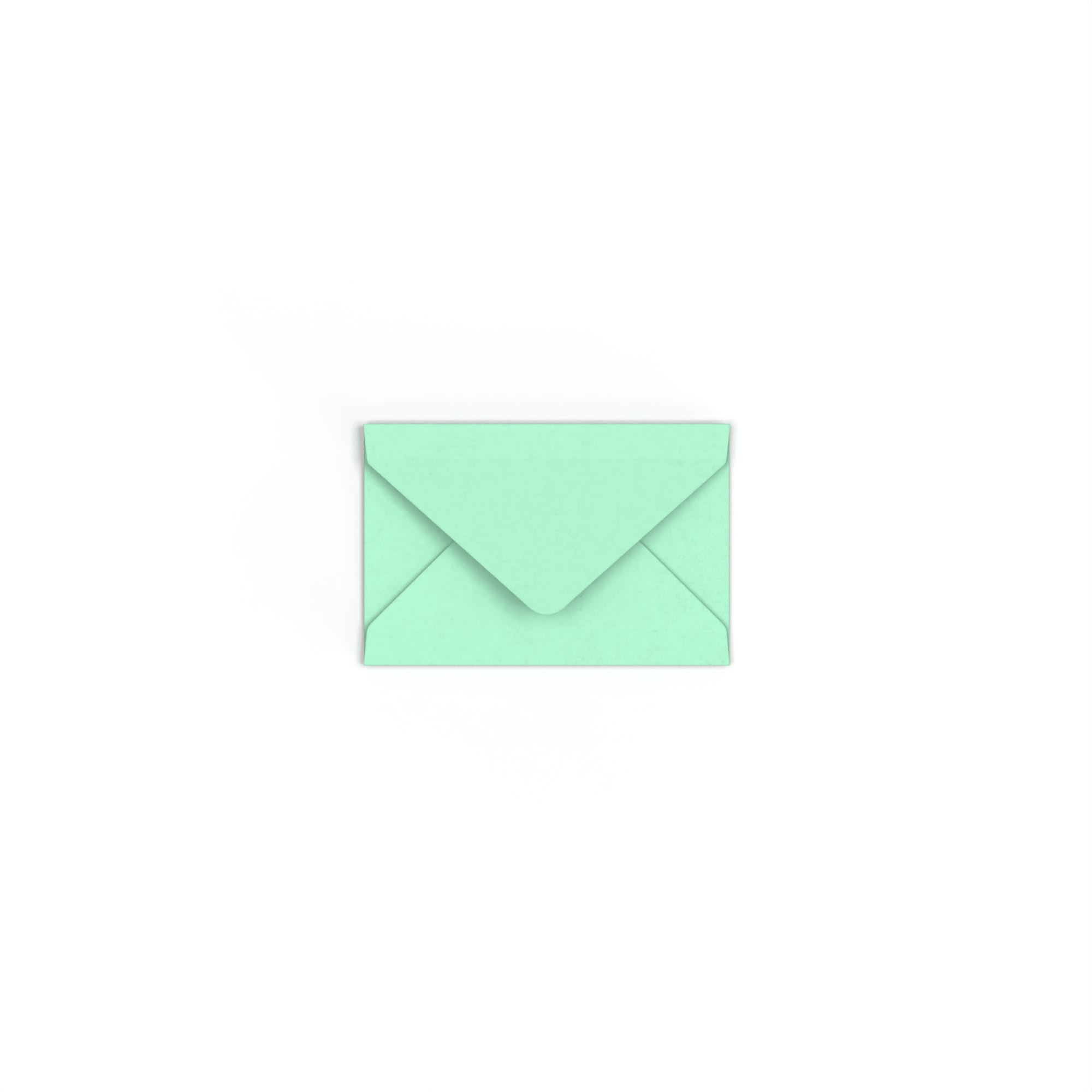 Jade green envelope 62x94 mm