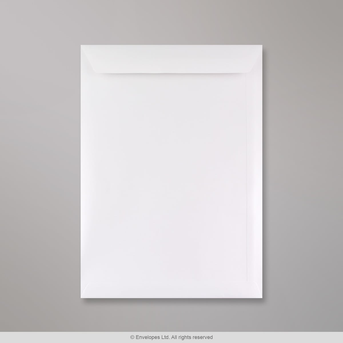 White envelope with window 229x324 mm (C4)