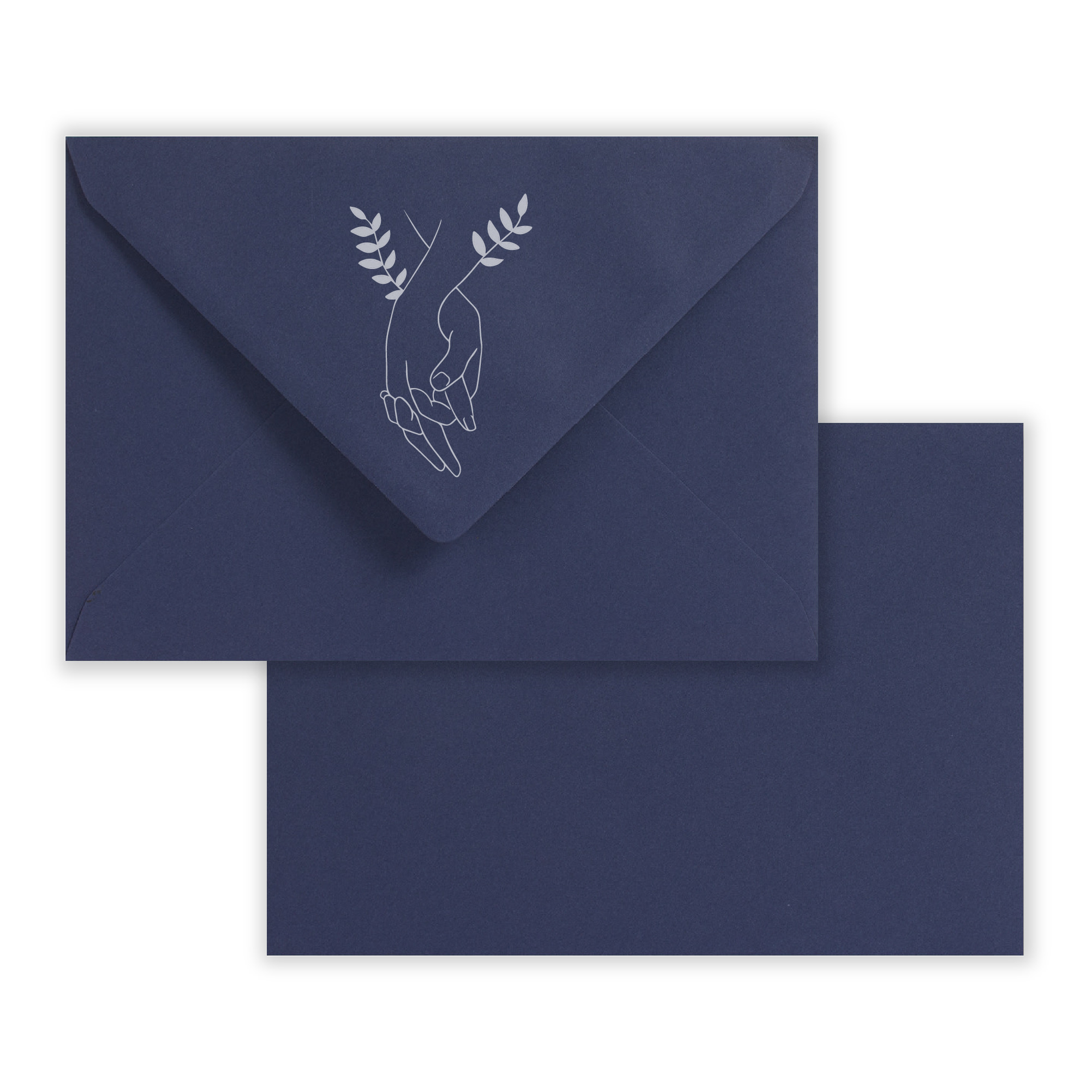 Dark blue wedding envelope - Bond 162x229 mm (C5)