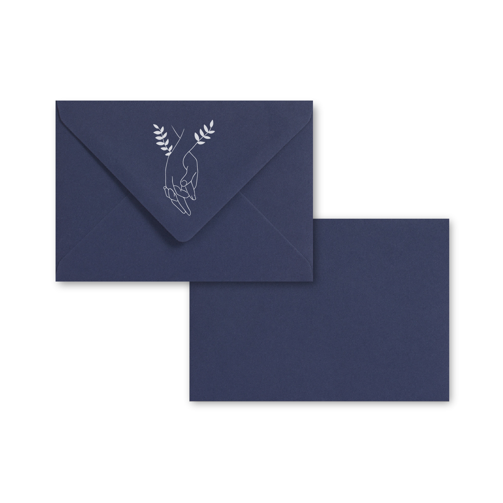 Dark blue wedding envelope - Bond 114x162 mm (C6)