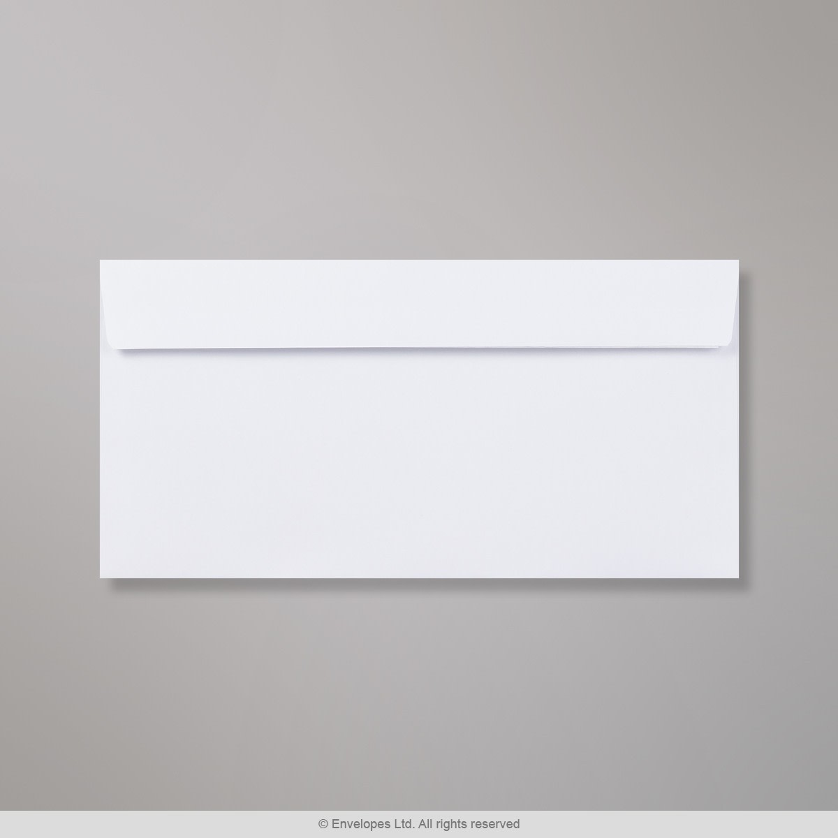 110x220mm DL White Wallet Peel & Seal Rh Window (35x90mm 18up 19rhs) 120gsm Grey Wash Opaque Envelopes