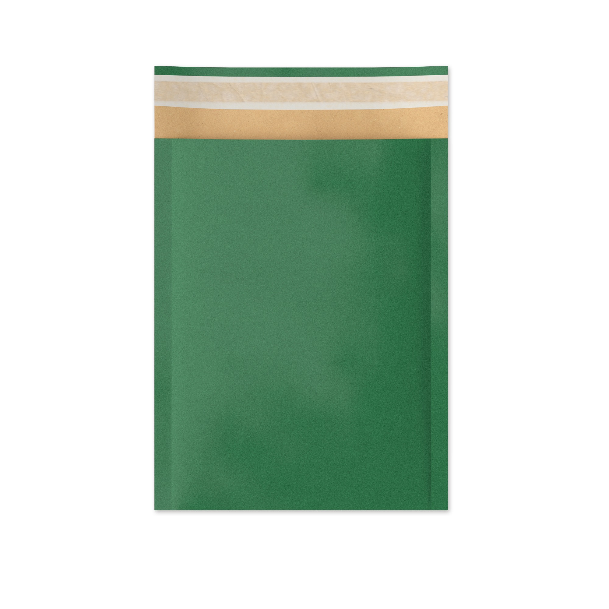 215x150mm Dark Green Kraft Combelope Light Padded Bag Peel & Seal 