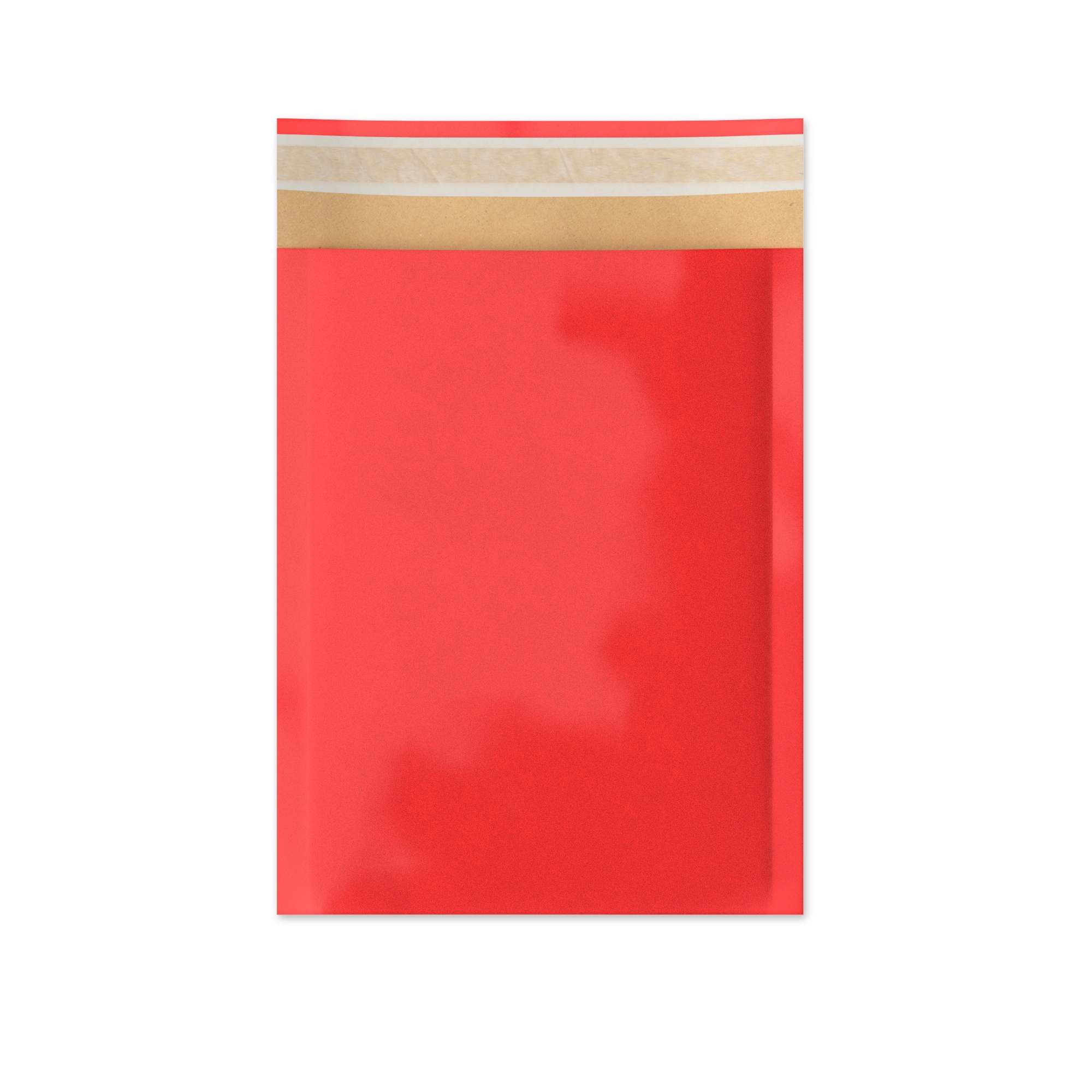 215x150mm Red Kraft Combelope Light Padded Bag Peel & Seal 