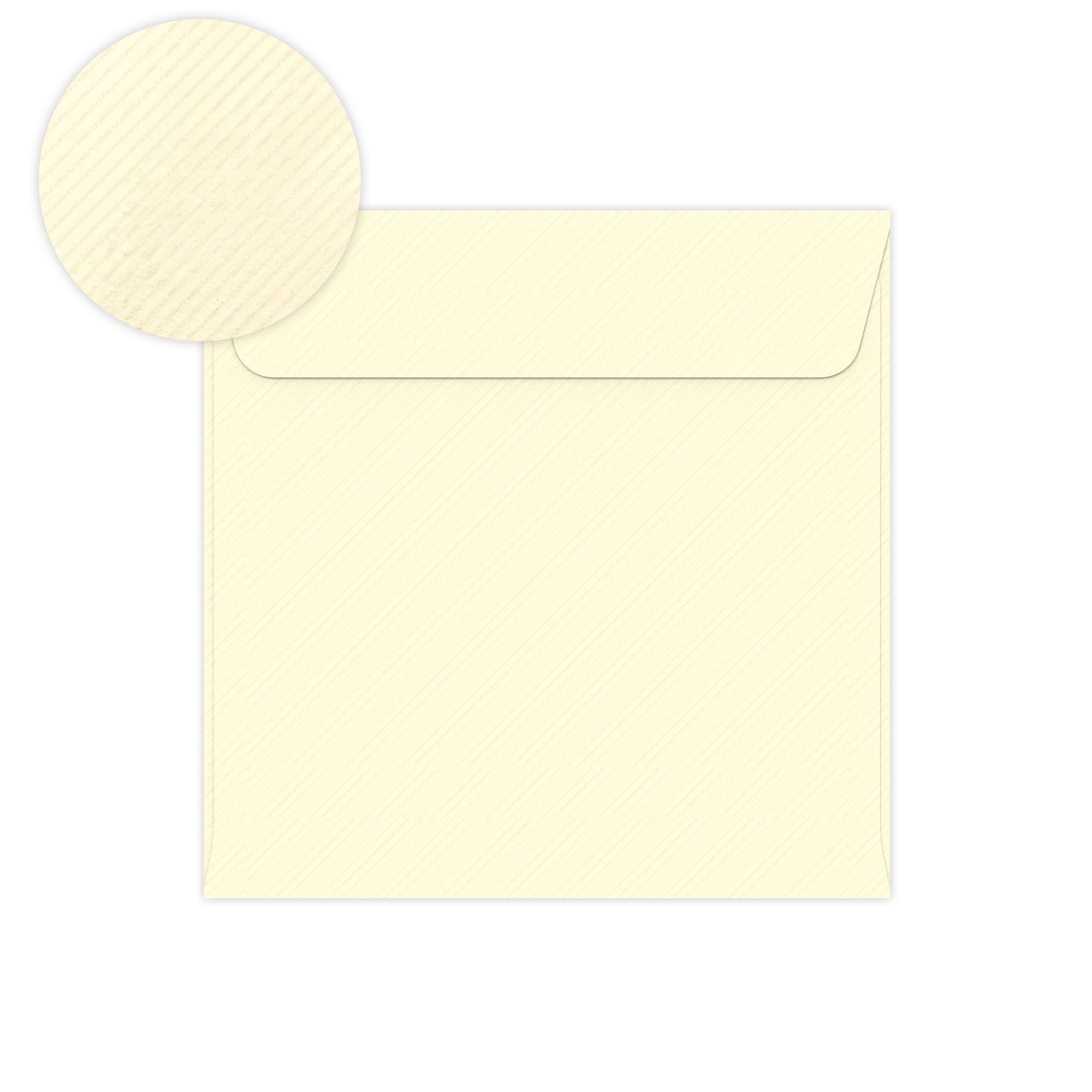 Clariana ivory laid envelope 155x155 mm