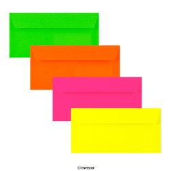 PE28 24 pièces. Enveloppes multicolores A2 60 livres. 4 3/8 x 5 3/4 11,11  cm x 14,61 cm -  France