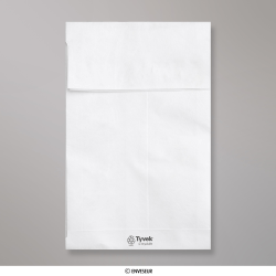 Enveloppe Tyvek blanche à soufflet 250x176x38 mm