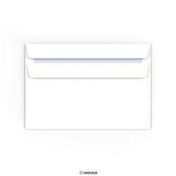 Hvid konvolut 114x162 mm (C6)