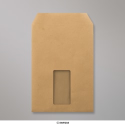 Envelope manila com janela 229x162 mm (C5)