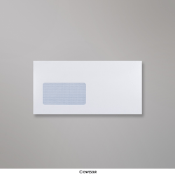 114x229 mm Witte envelop met venster