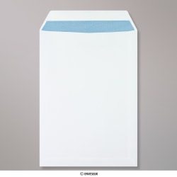 Enveloppe format international - C5 162 x 229 mm - sans fenêtre - fermeture  autocollante - papier vélin 90g - blanche pas cher
