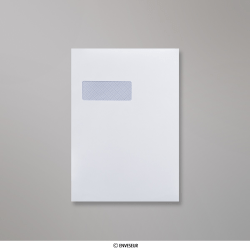 Envelope branco com janela 324x229 mm (C4)