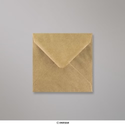 116x116 mm Bruin Geribbelde Envelop