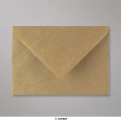 133x184 mm Bruin Geribbelde Envelop