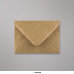 70x100 mm Bruin Geribbelde Envelop