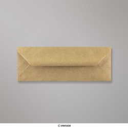 80x215 mm Bruin Geribbelde Envelop