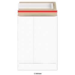 Envelope de cartão branco 162x114 mm (C6)