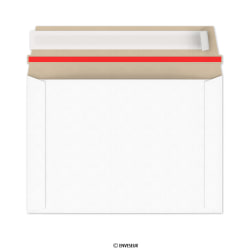 Envelope de cartão branco 162x114 mm (C6)