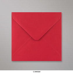 Envelope vermelho escarlate 130x130 mm