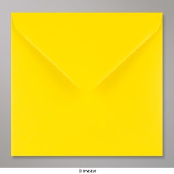 155x155 mm Narcisovo-žltá obálka