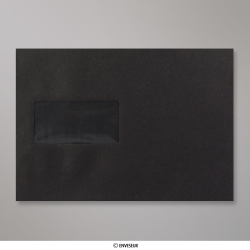 162x229 mm Black Envelope